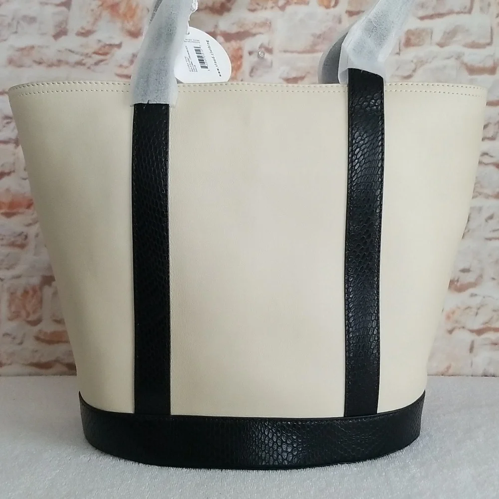 New STAUD Allora Leather Tote Bag - Picture 5 of 13